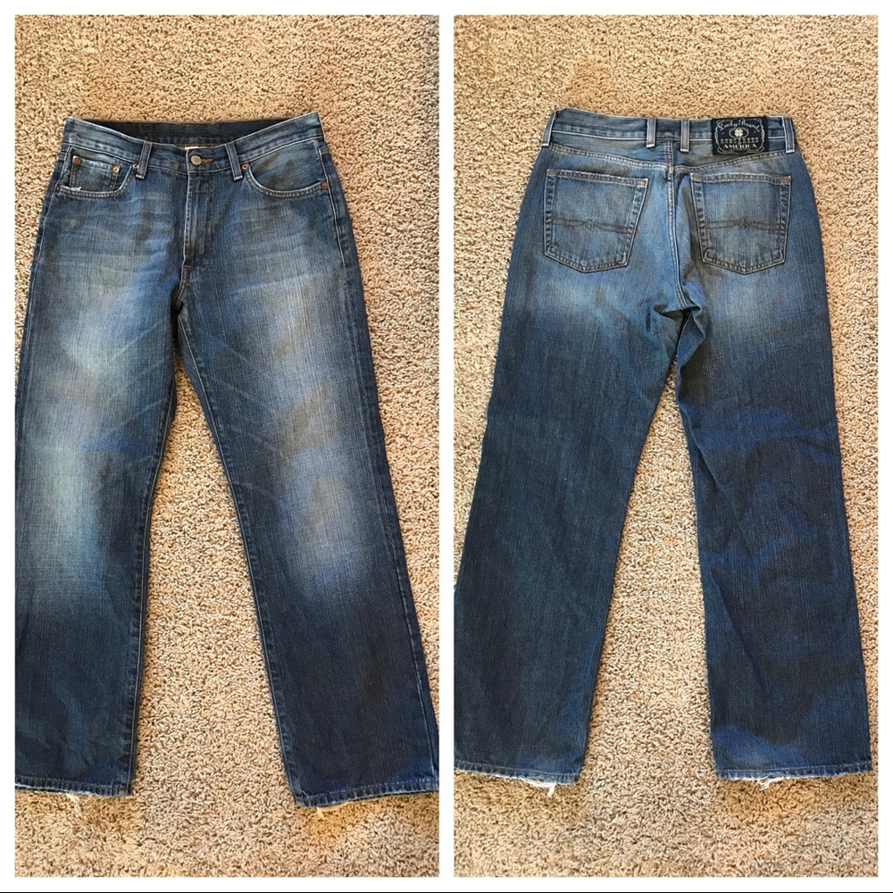 Lucky Brand Jean Classic Fit Waist 30 Short Length Blue